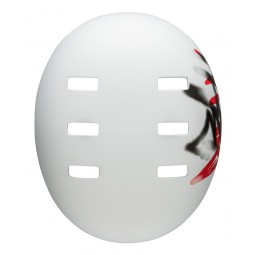 Kask bmx BELL LOCAL matte white scribble roz. M (55–59 cm) (NEW)
