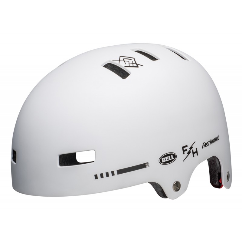Kask bmx BELL LOCAL matte white fasthouse roz. M (55–59 cm) (NEW)