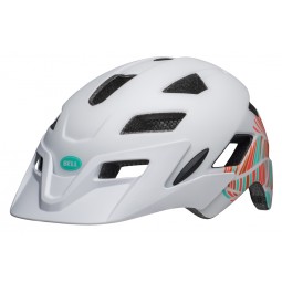 Kask juniorski BELL SIDETRACK INTEGRATED MIPS matte white chapelle roz. Uniwersalny (50–57 cm) (NEW)