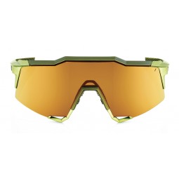 Okulary 100% SPEEDCRAFT  Matte Metallic Viperidae - Bronze Multilayer Mirror Lens (Szkła Brązowe Lustrzane Wielowarstwowe) (NEW 
