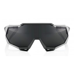 Okulary 100% SPEEDTRAP Soft Tact Stone Grey - Smoke Lens (Szkła Smoke, przepuszczalność światła 10%) (NEW)