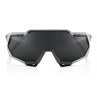 Okulary 100% SPEEDTRAP Soft Tact Stone Grey - Smoke Lens (Szkła Smoke, przepuszczalność światła 10%) (NEW)