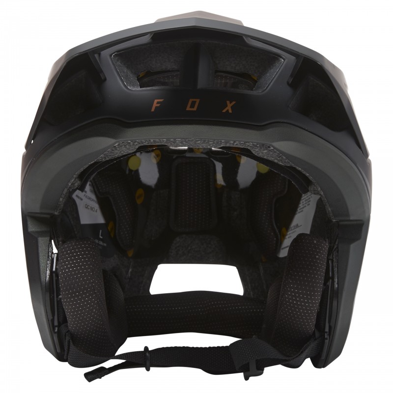 KASK ROWEROWY FOX DROPFRAME PRO SIDESWIPE BLACK/GOLD