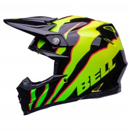 KASK BELL MOTO-9S FLEX CLAW BLACK/GREEN