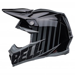 KASK BELL MOTO-9S FLEX SPRINT MATTE/GLOSS BLACK/GREY