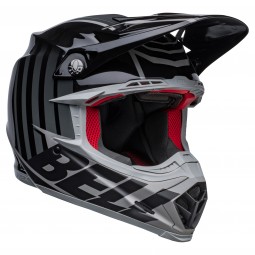 KASK BELL MOTO-9S FLEX SPRINT MATTE/GLOSS BLACK/GREY