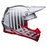 KASK BELL MOTO-9S FLEX SPRINT MATTE/GLOSS WHITE/RED