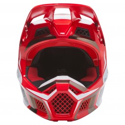 KASK FOX V-3 RS MIRER FLUORESCENT RED