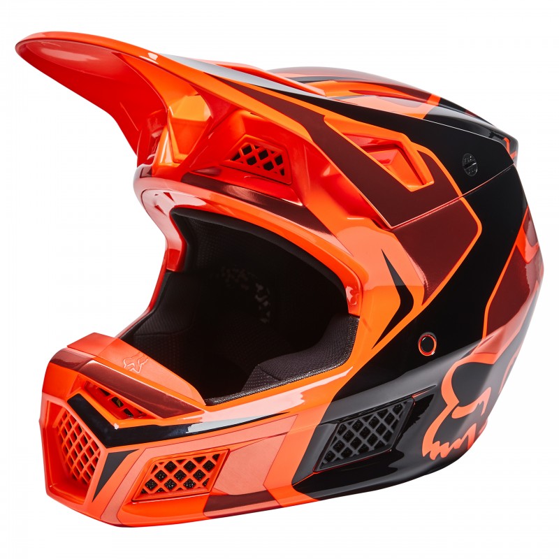 KASK FOX V-3 RS MIRER FLUORESCENT ORANGE