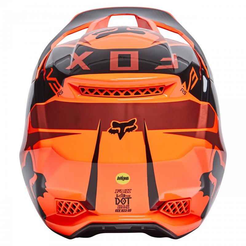KASK FOX V-3 RS MIRER FLUORESCENT ORANGE