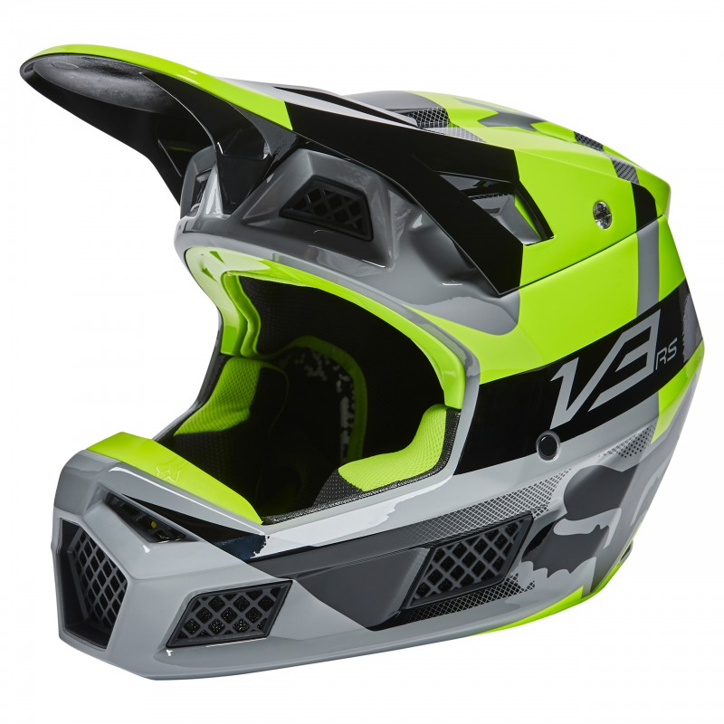 KASK FOX V-3 RS RIET FLUORESCENT YELLOW