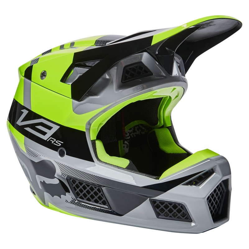 KASK FOX V-3 RS RIET FLUORESCENT YELLOW