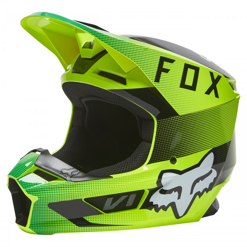 KASK FOX V-1 RIDL FLUORESCENT YELLOW