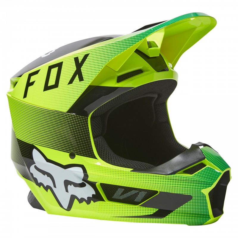 KASK FOX V-1 RIDL FLUORESCENT YELLOW