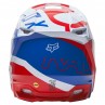 KASK FOX V-1 SKEW WHITE/RED/BLUE