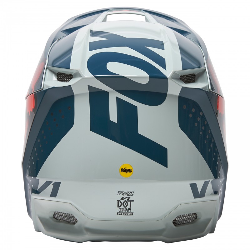 KASK FOX V-1 TRICE GREY/ORANGE