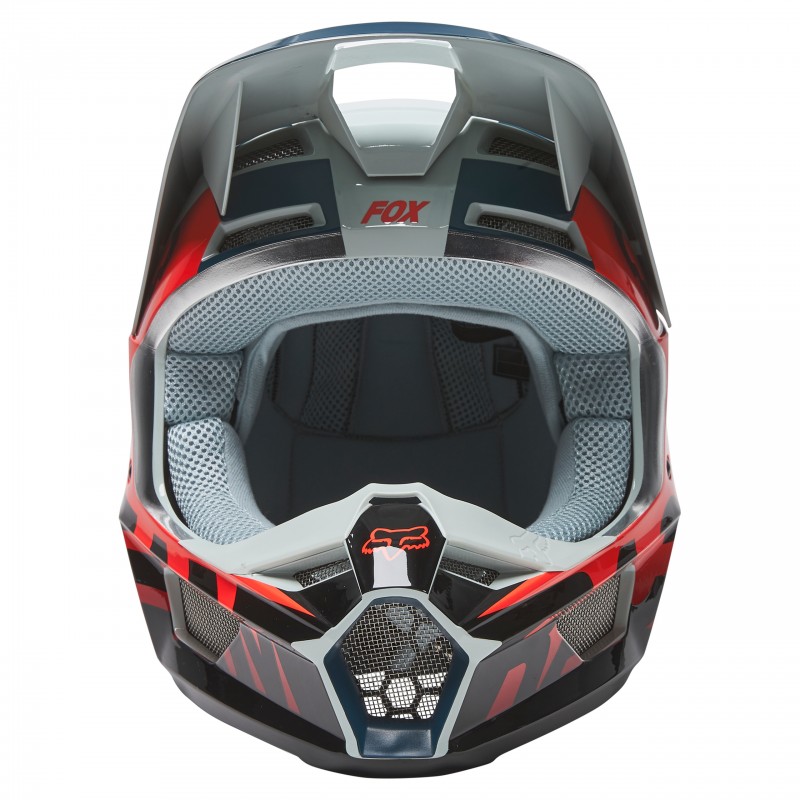KASK FOX V-1 TRICE GREY/ORANGE