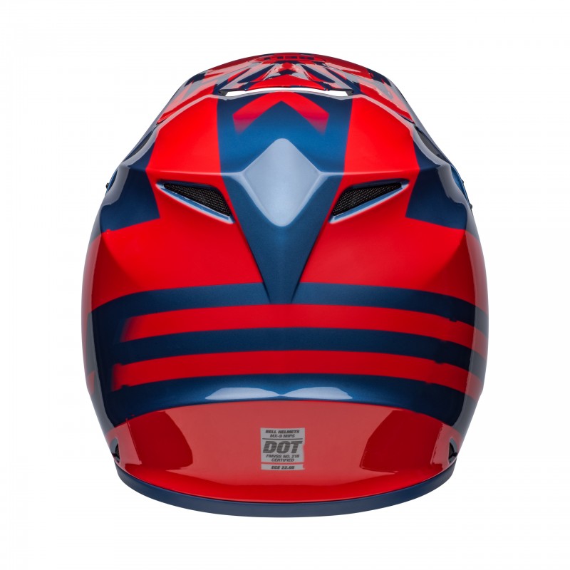 KASK BELL MX-9 MIPS DISRUPT TRUE BLUE/RED