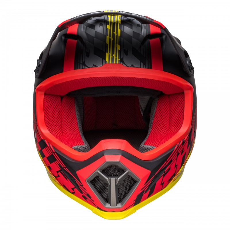 KASK BELL MX-9 MIPS OFFSET MATTE BLACK/RED
