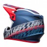 KASK BELL MX-9 MIPS OFFSET MATTE METALLIC BLUE/WHITE
