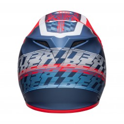 KASK BELL MX-9 MIPS OFFSET MATTE METALLIC BLUE/WHITE