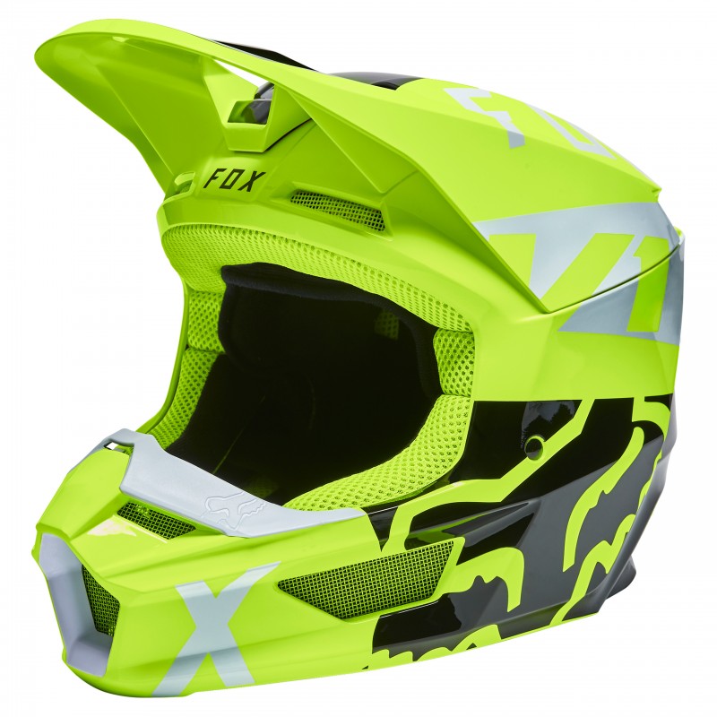 KASK FOX JUNIOR V-1 SKEW FLUORESCENT YELLOW