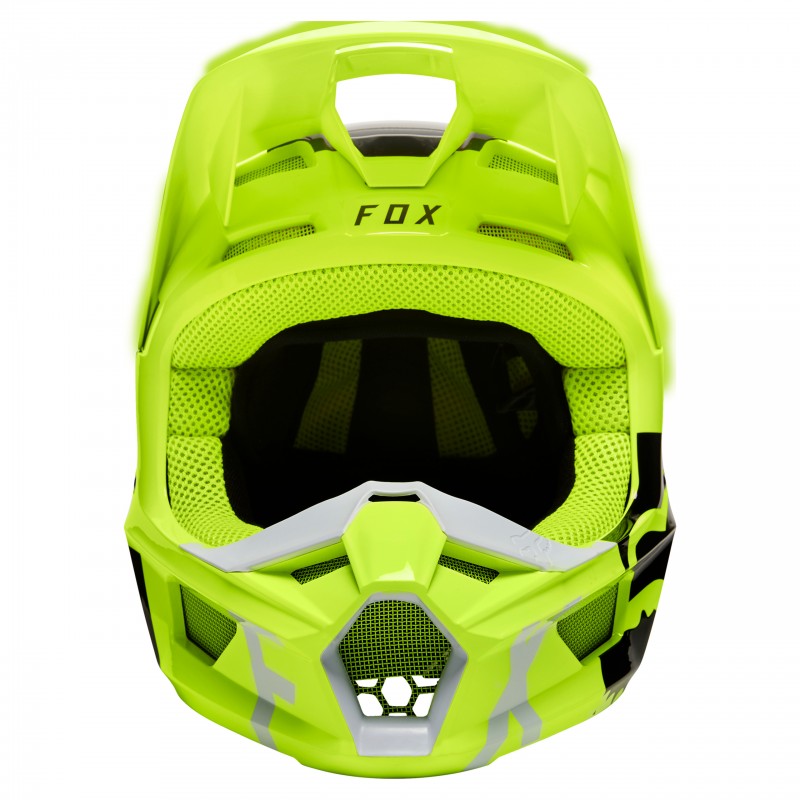 KASK FOX JUNIOR V-1 SKEW FLUORESCENT YELLOW