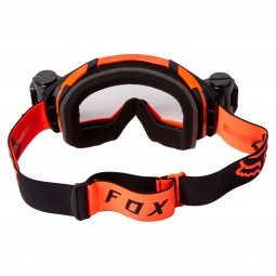 GOGLE FOX VUE STRAY ROLL OFF BLACK/ORANGE  - SZYBA CLEAR