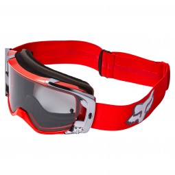 GOGLE FOX VUE STRAY FLUORESCENT RED - SZYBA DARK GREY (1 SZYBA W ZESTAWIE, ZRYWKI W ZESTAWIE)