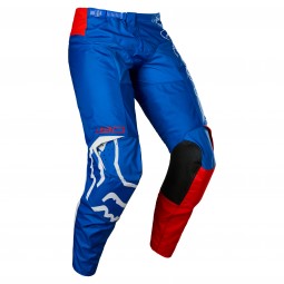SPODNIE FOX JUNIOR 180 SKEW WHITE/RED/BLUE