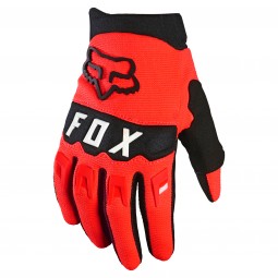 RĘKAWICE FOX JUNIOR DIRTPAW FLUORESCENT RED