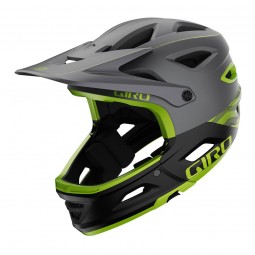 Kask full face GIRO SWITCHBLADE MIPS matte metallic black ano lime
