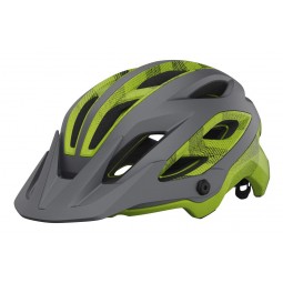 Kask mtb GIRO MERIT MIPS SPHERICAL matte metallic black ano lime