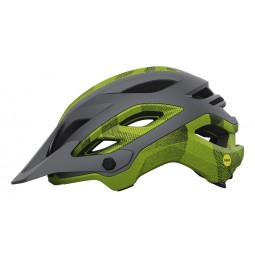 Kask mtb GIRO MERIT MIPS SPHERICAL matte metallic black ano lime