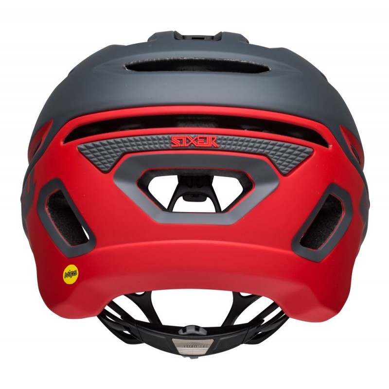 Kask mtb BELL SIXER INTEGRATED MIPS matte gray red oc