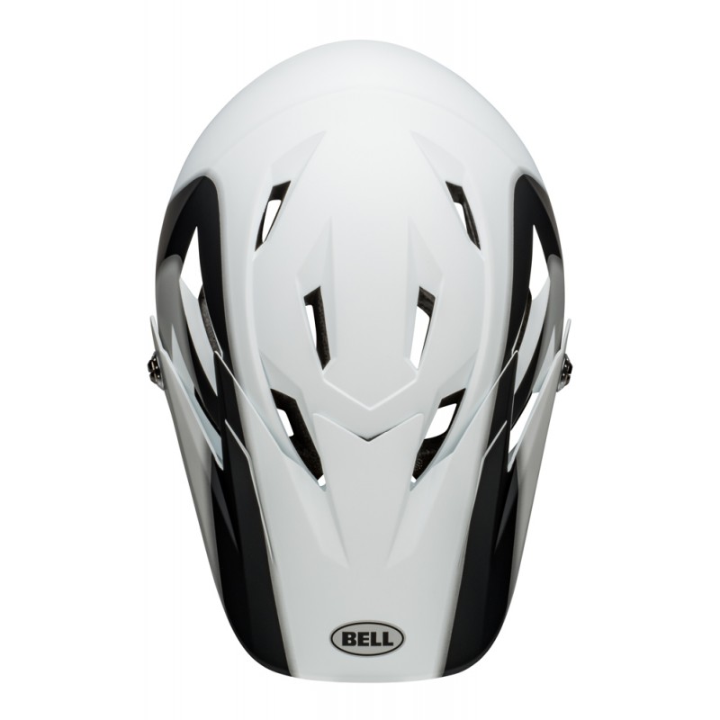 Kask full face BELL SANCTION presences matte black white