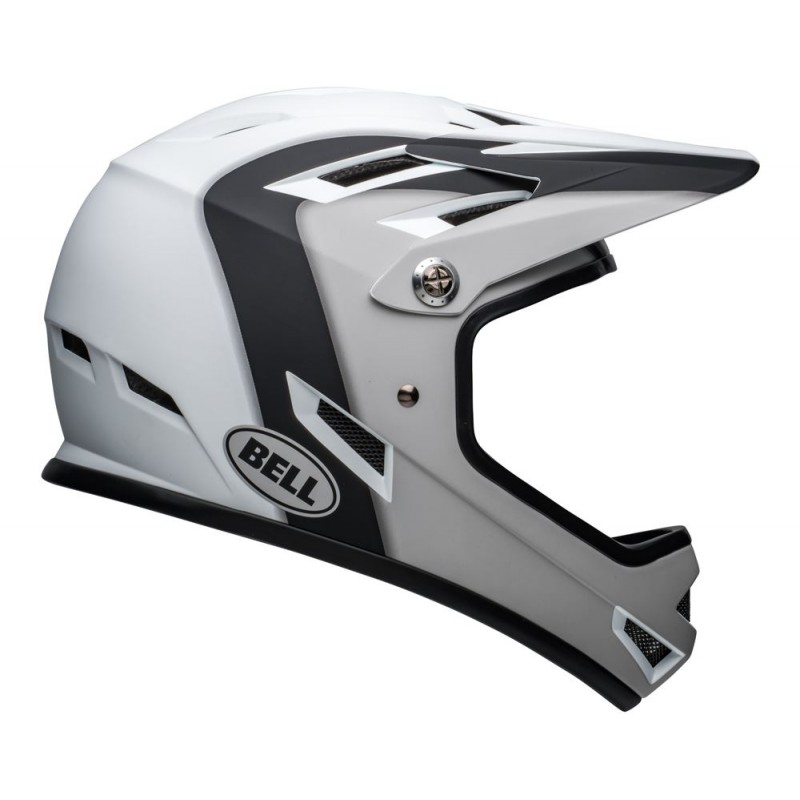 Kask full face BELL SANCTION presences matte black white