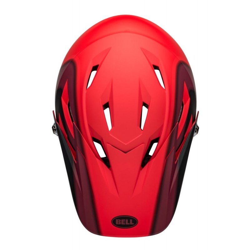 Kask full face BELL SANCTION presences matte red black