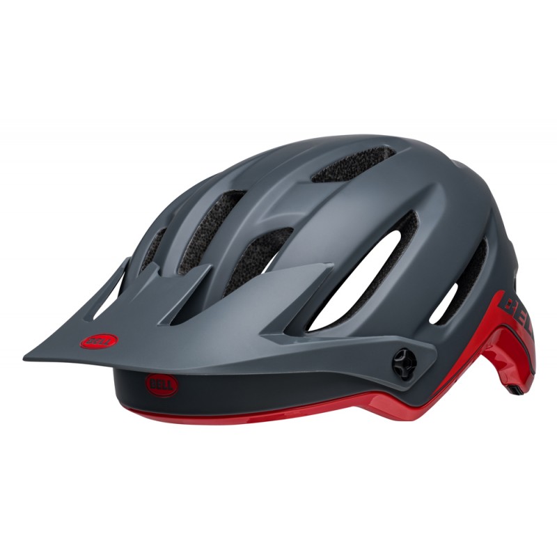 Kask mtb BELL 4FORTY INTEGRATED MIPS matte gloss gray red