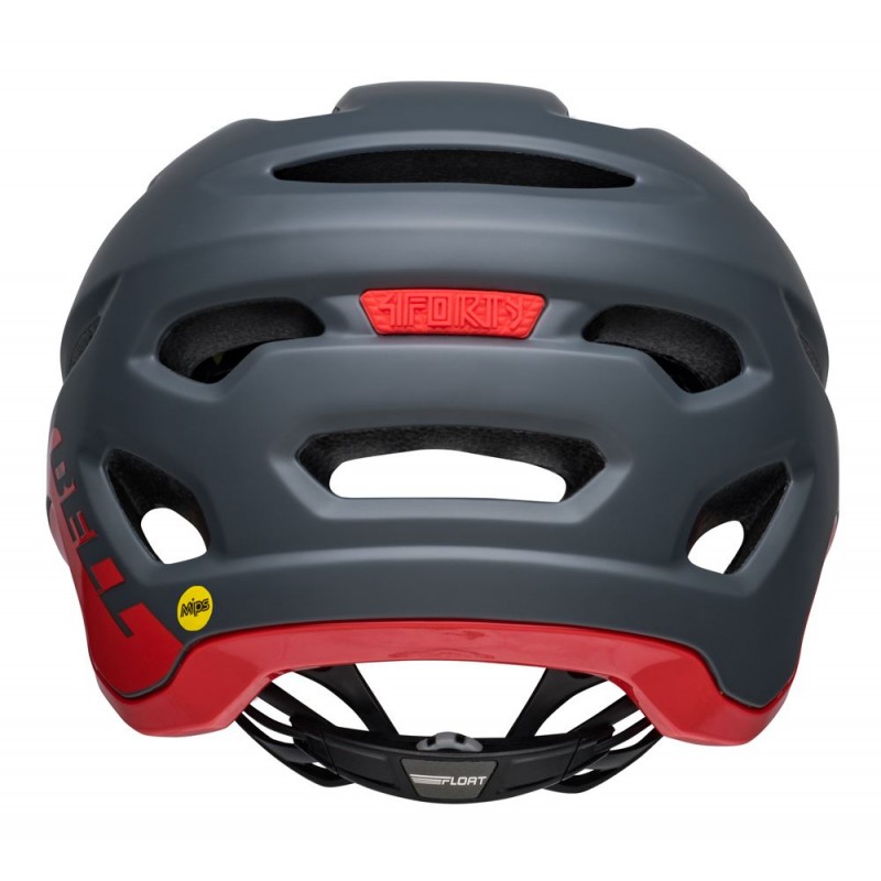 Kask mtb BELL 4FORTY INTEGRATED MIPS matte gloss gray red