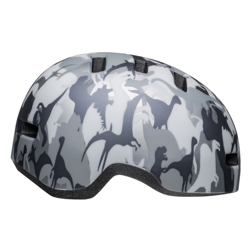 Kask dziecięcy BELL LIL RIPPER matte gray silver camosaurus