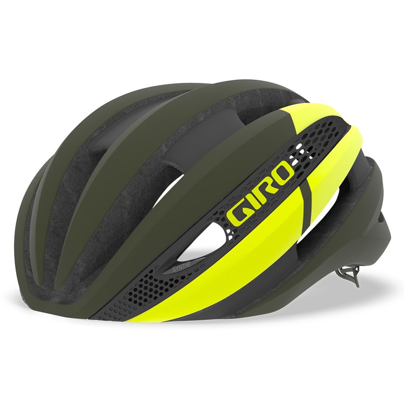 Kask szosowy GIRO SYNTHE INTEGRATED MIPS matte olive citron roz. M (55-59 cm)