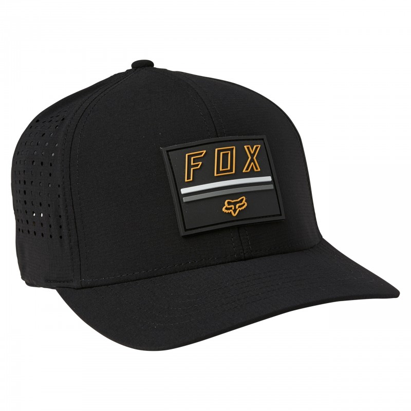 CZAPKA Z DASZKIEM FOX SERENE FLEXFIT BLACK/GOLD