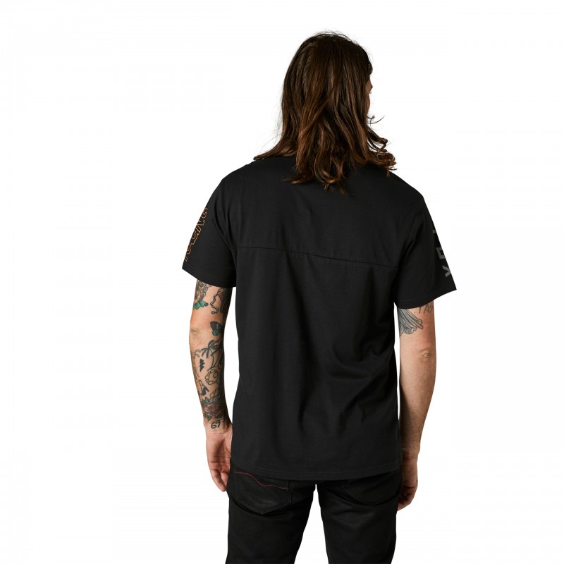 T-SHIRT FOX SKEW CREW BLACK