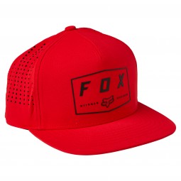 CZAPKA Z DASZKIEM FOX BADGE SNAPBACK FLAME RED
