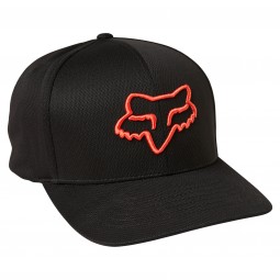 CZAPKA Z DASZKIEM FOX LITHOTYPE FLEXFIT 2.0 BLACK/RED