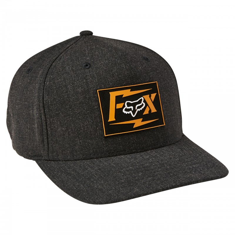 CZAPKA Z DASZKIEM FOX PUSHIN DIRT FLEXFIT BLACK