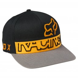 CZAPKA Z DASZKIEM FOX SKEW FLEXFIT BLACK