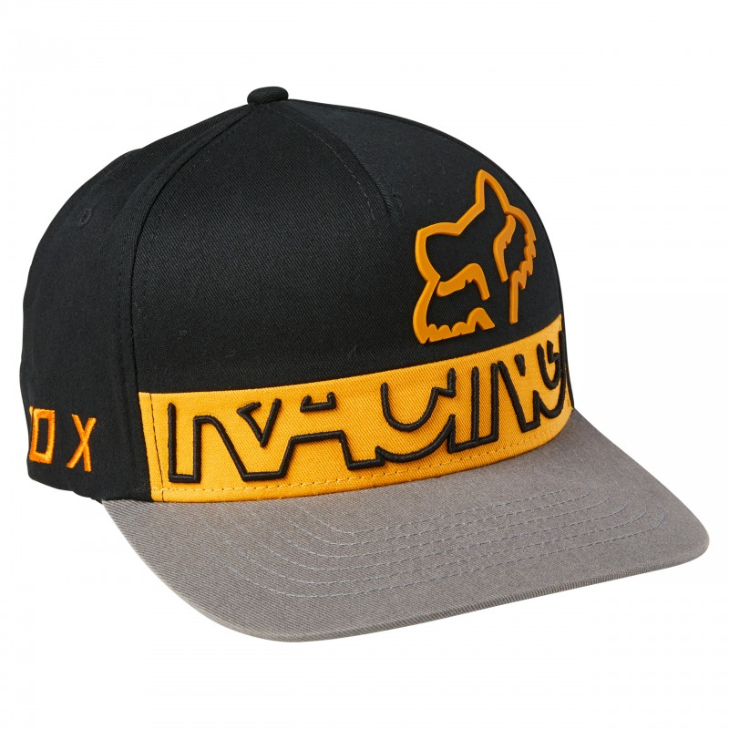 CZAPKA Z DASZKIEM FOX SKEW FLEXFIT BLACK