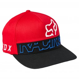 CZAPKA Z DASZKIEM FOX SKEW FLEXFIT FLAME RED